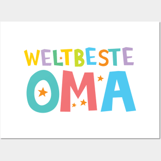 Weltbeste Oma Geschenk Posters and Art